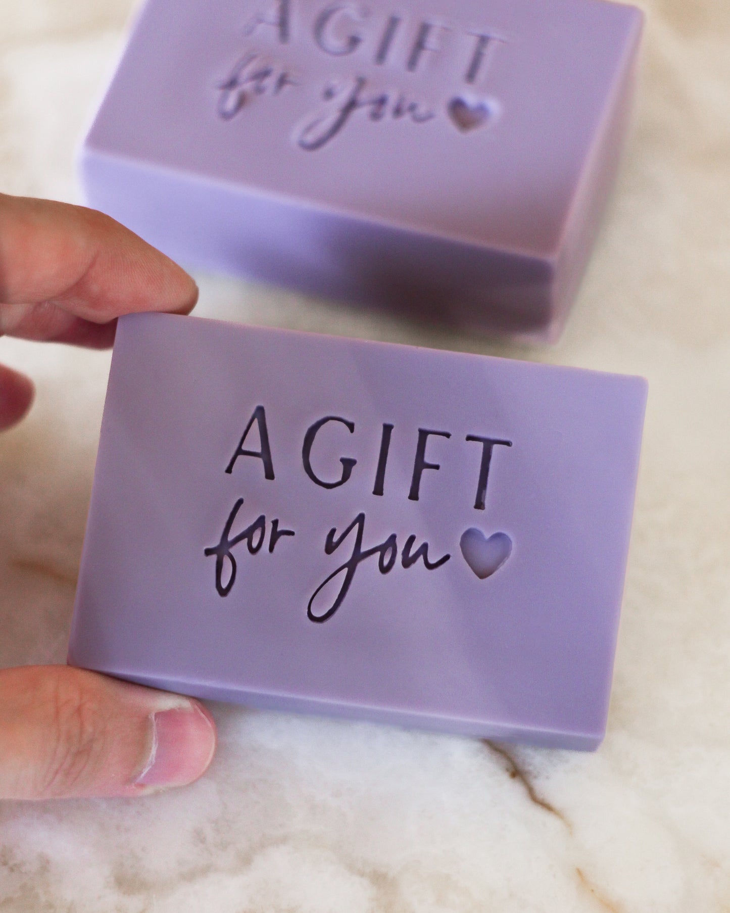 'A gift for you' soap stamp