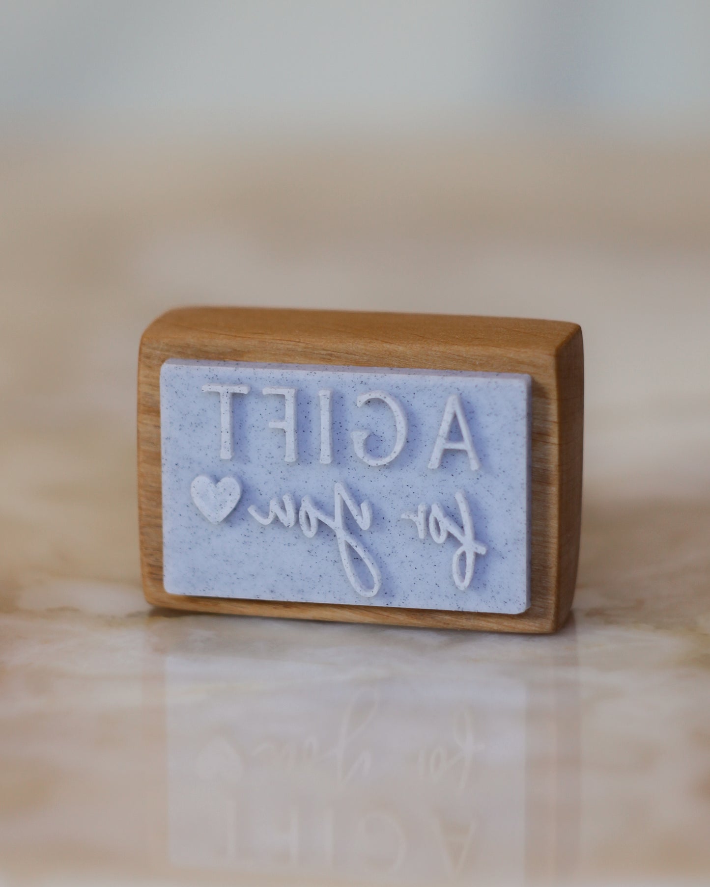 'A gift for you' soap stamp