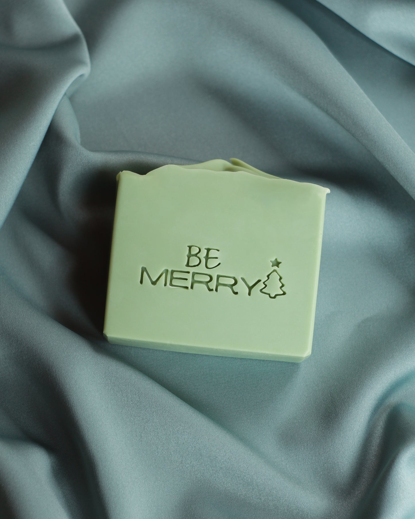 Be Merry soap stamp