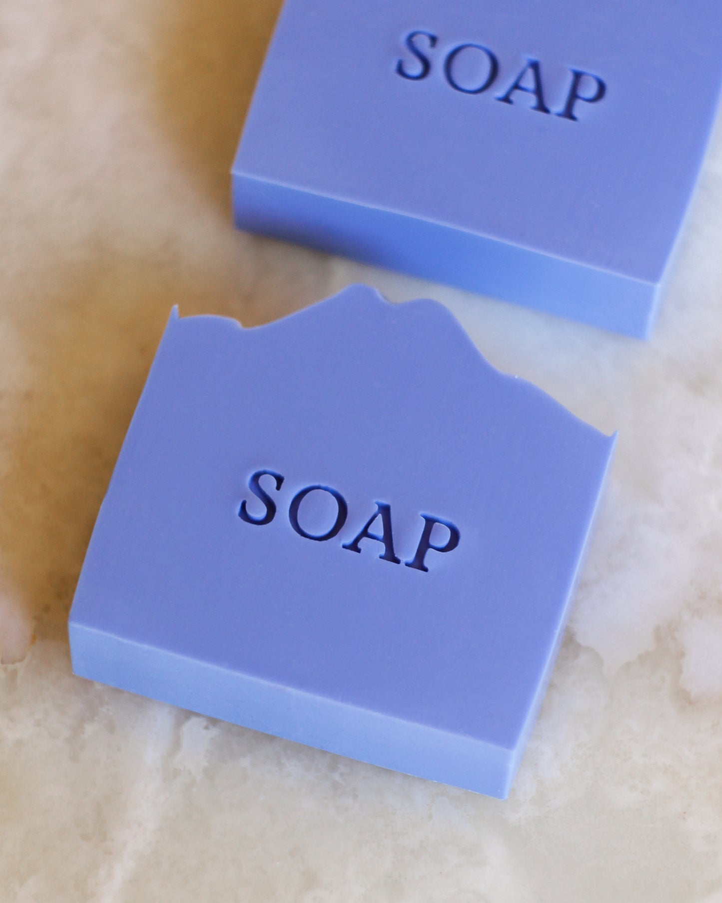 Text soap stamp 'soap'