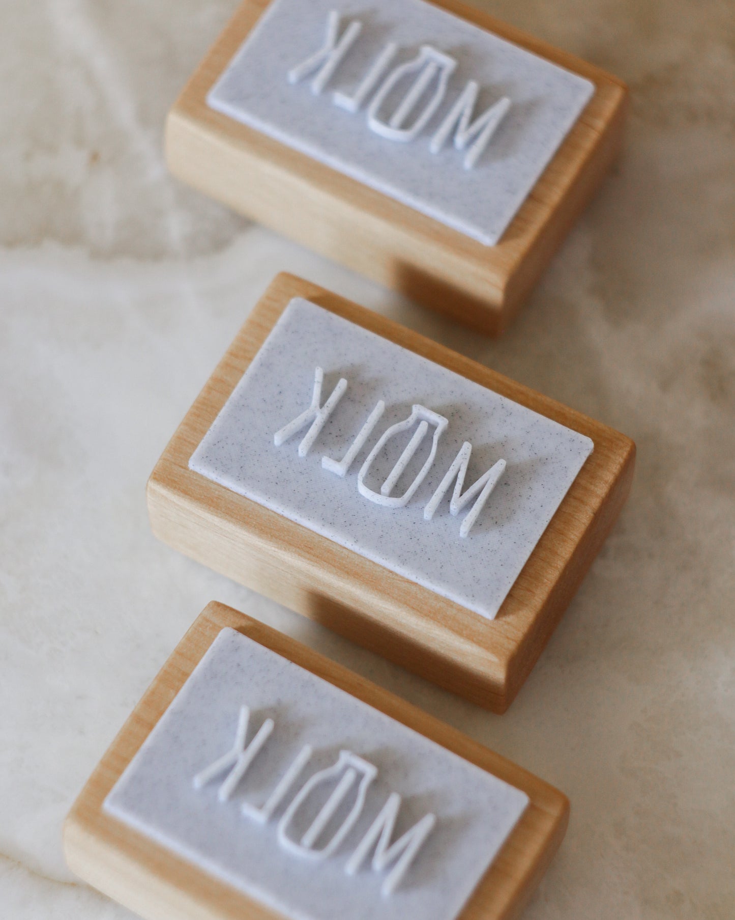 'Milk' soap stamp