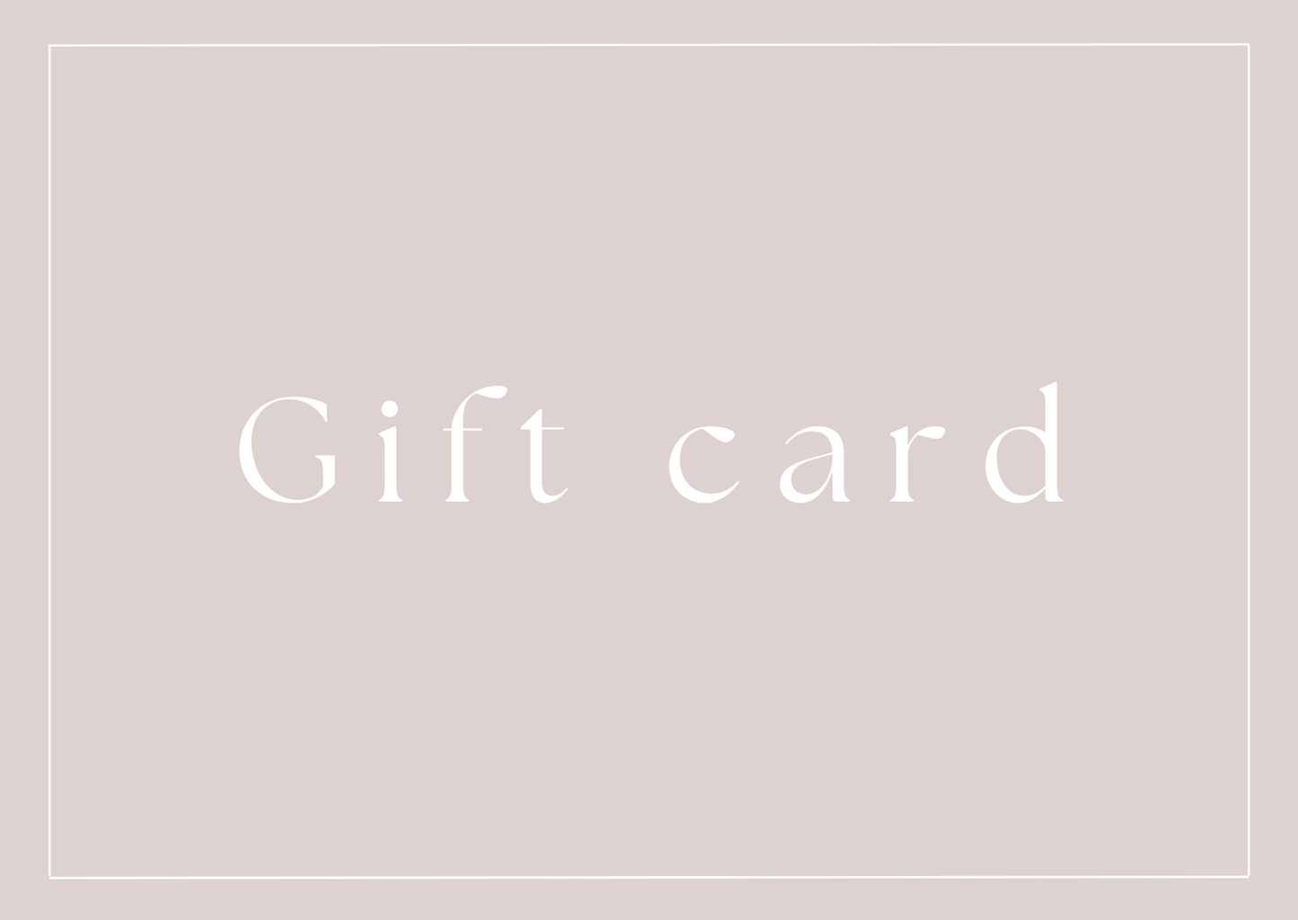 Giftcard