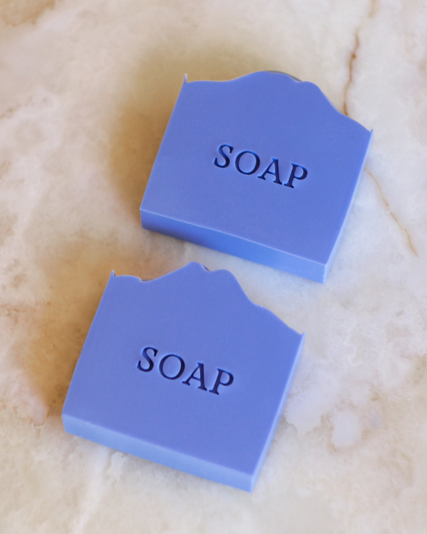 Text soap stamp 'soap'