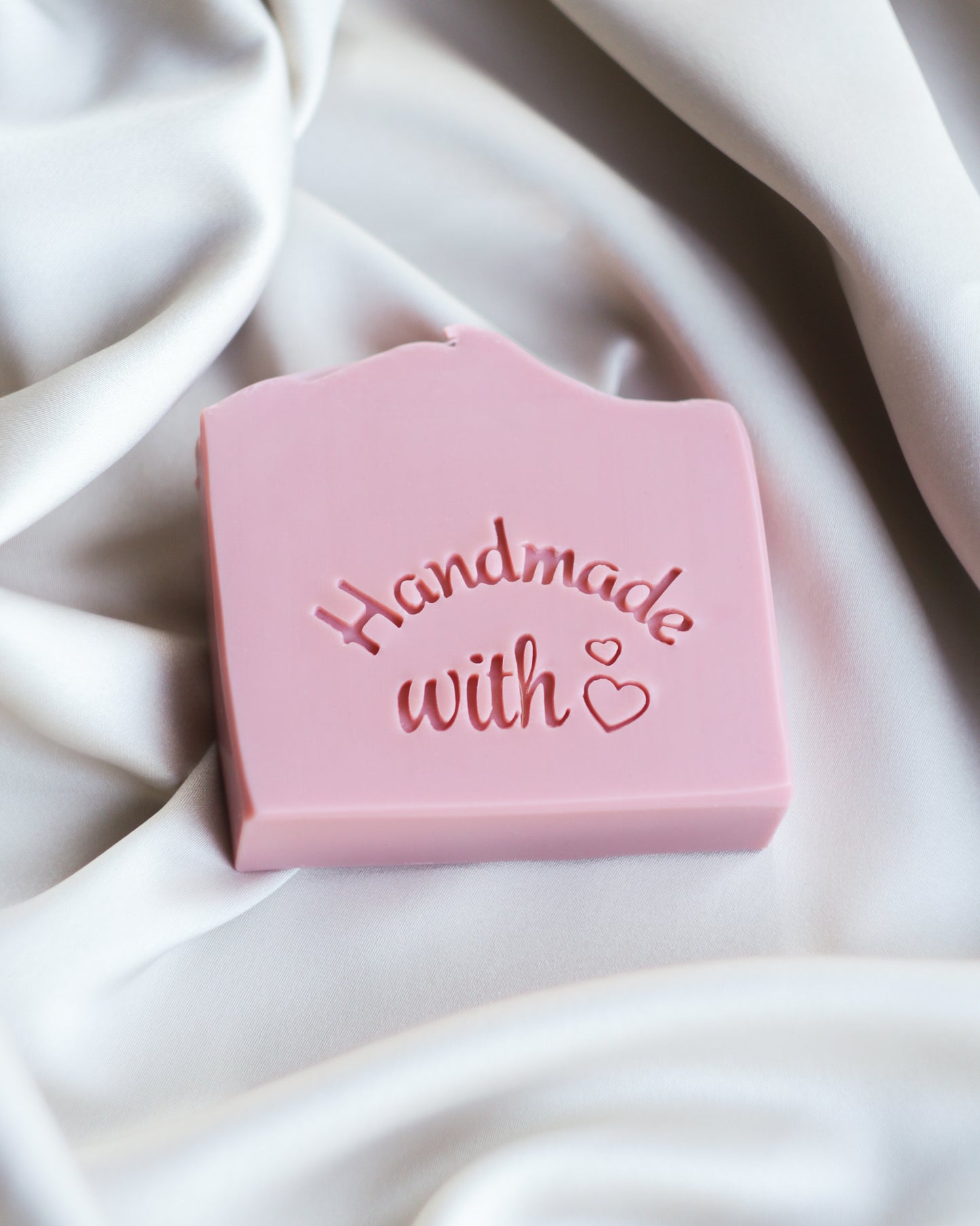 Handmade with 💕 soap stamp