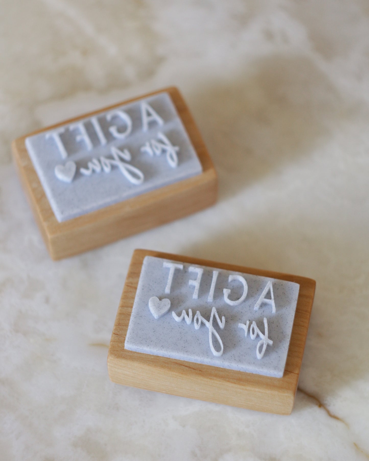 'A gift for you' soap stamp