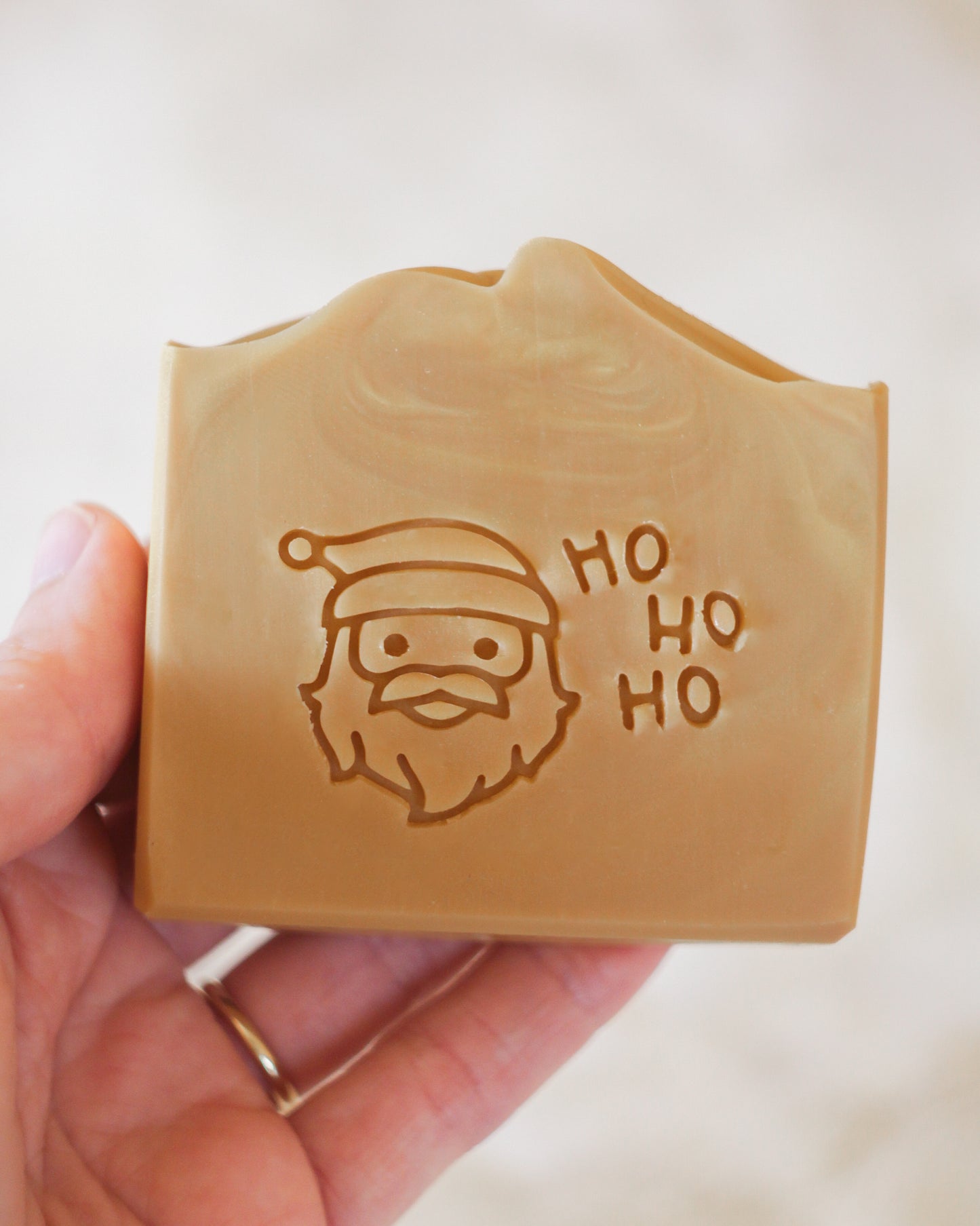 Santa says ho ho ho soap stamp