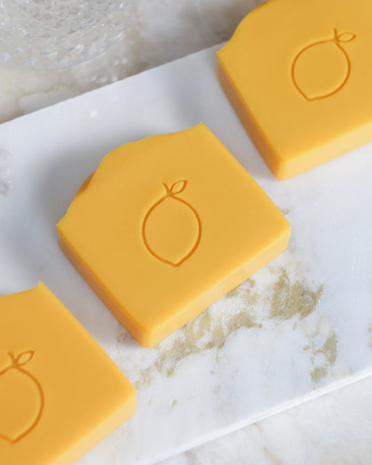 Lemon soap stamp