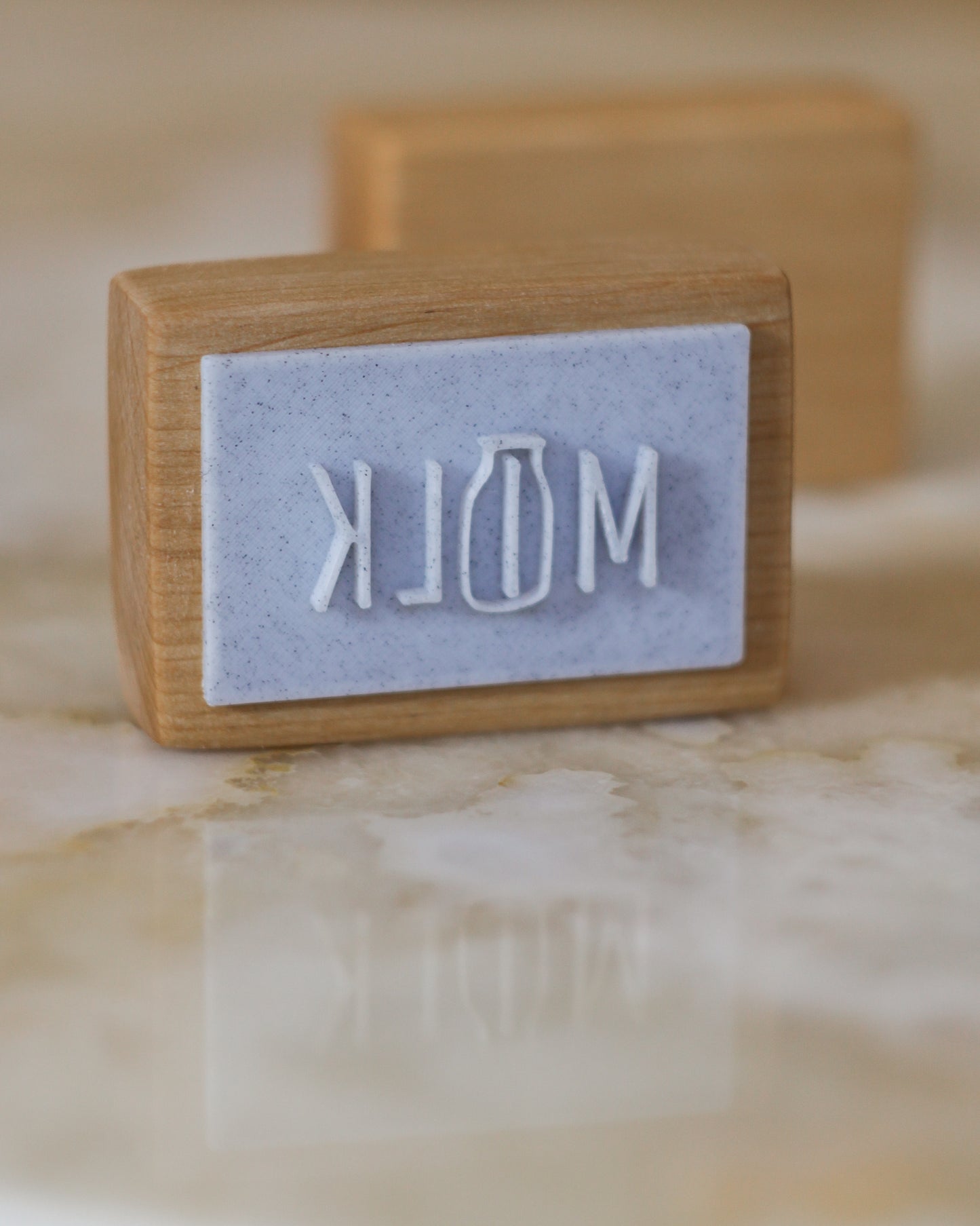 'Milk' soap stamp