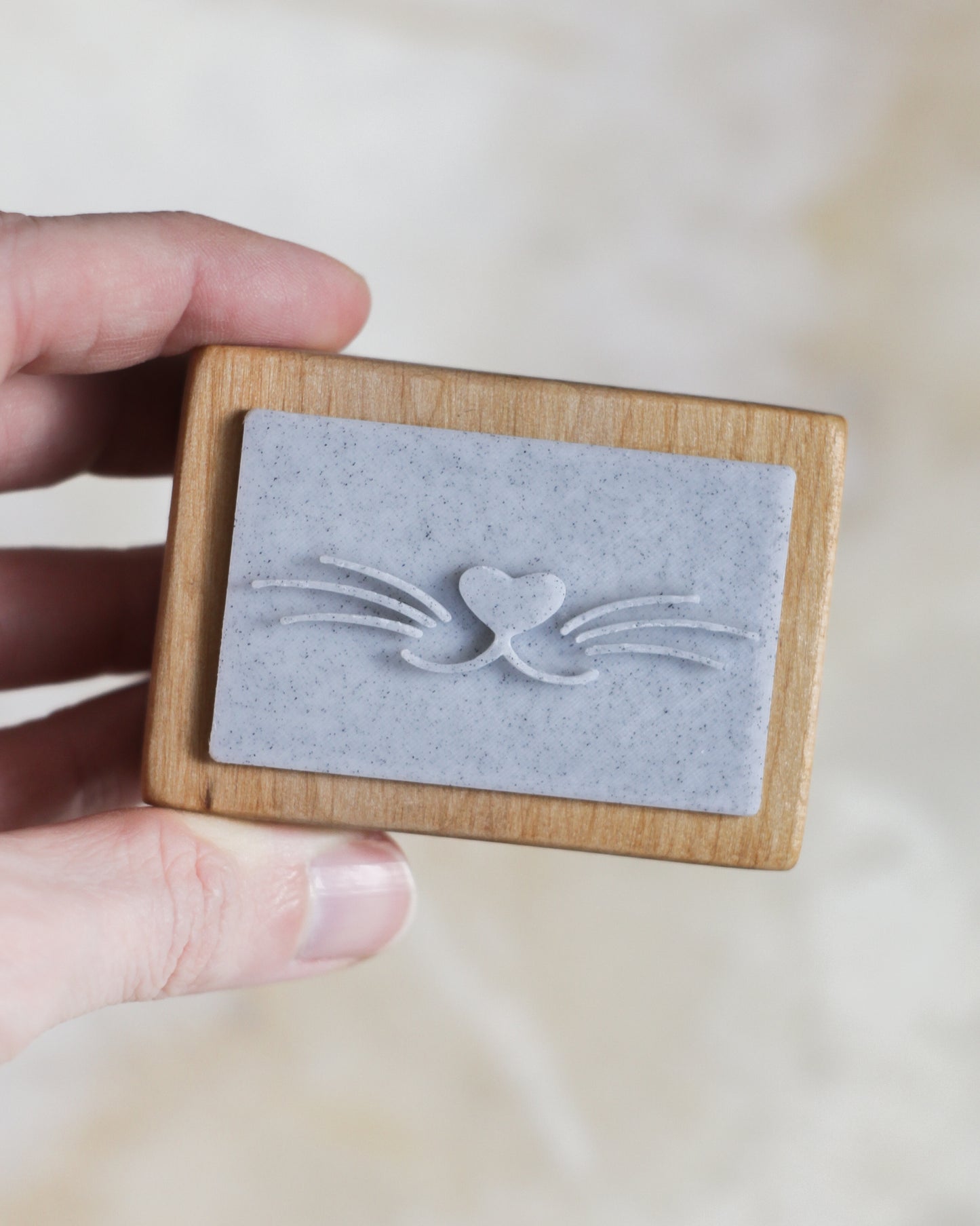 Kitty cat soap stamp