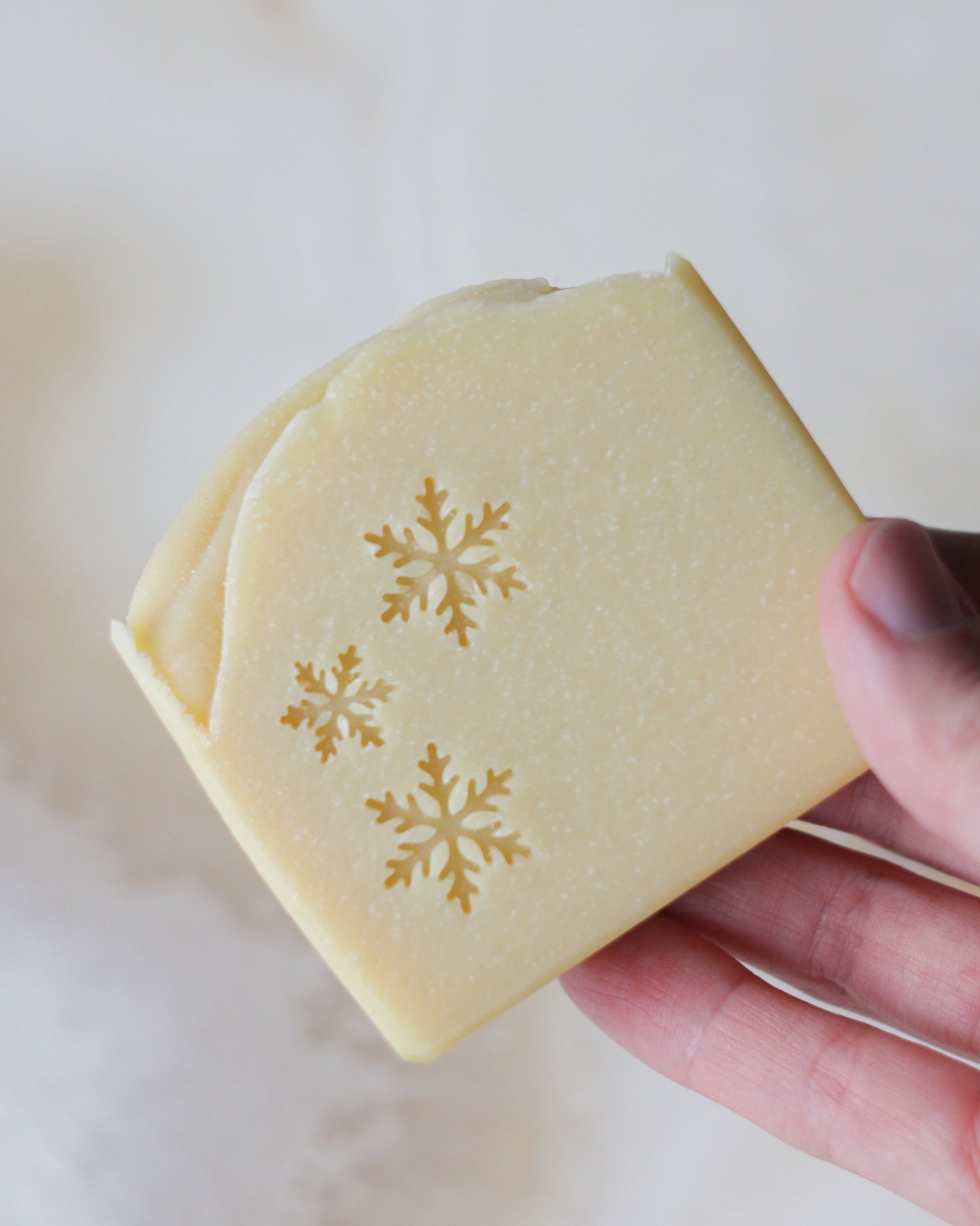 Snowflakes soap stamp