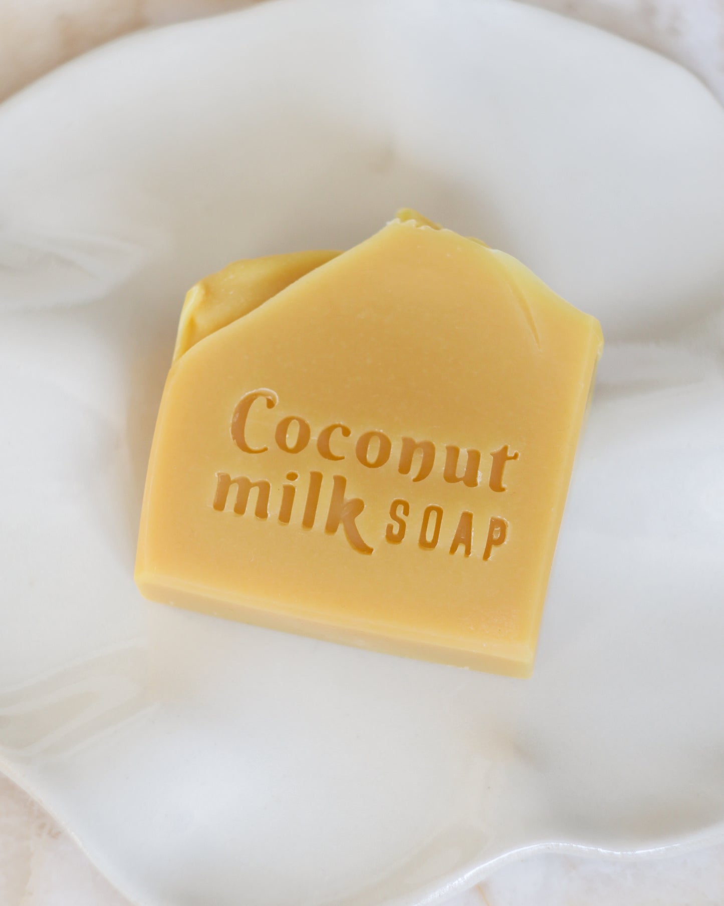 Coconut milk soap stamp