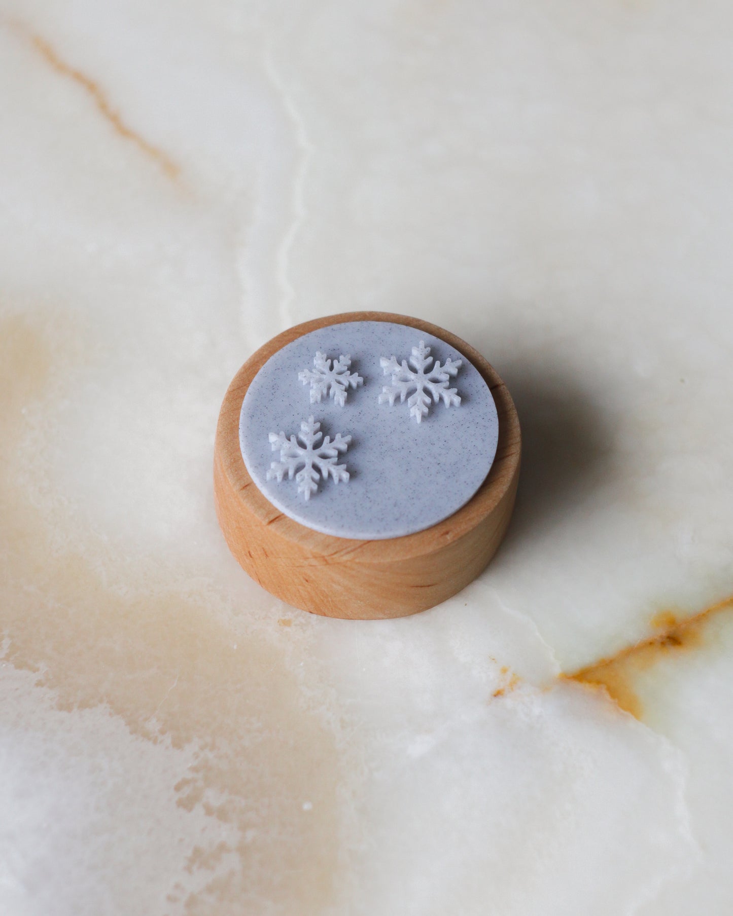 Snowflakes soap stamp