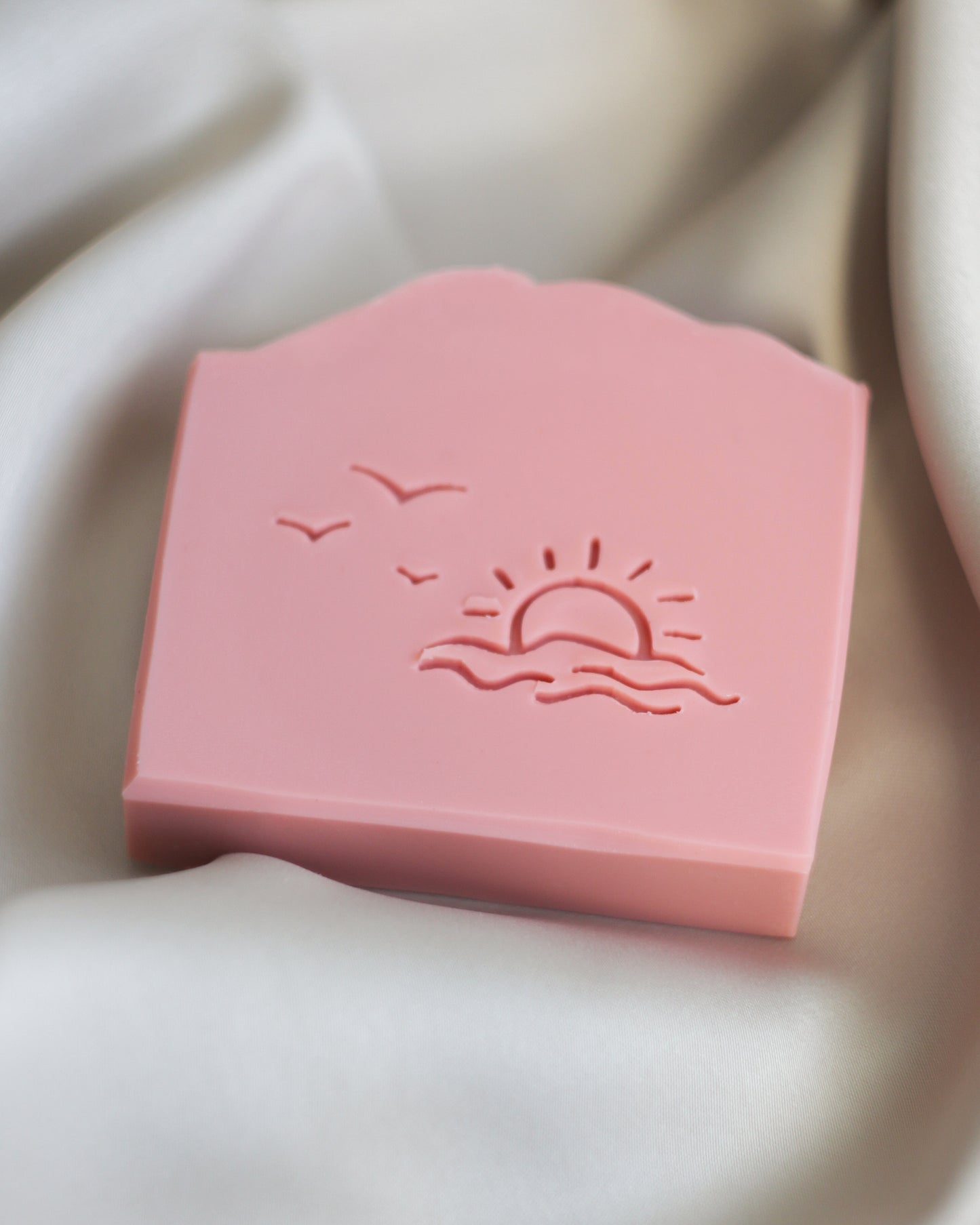 Sunset soap stamp